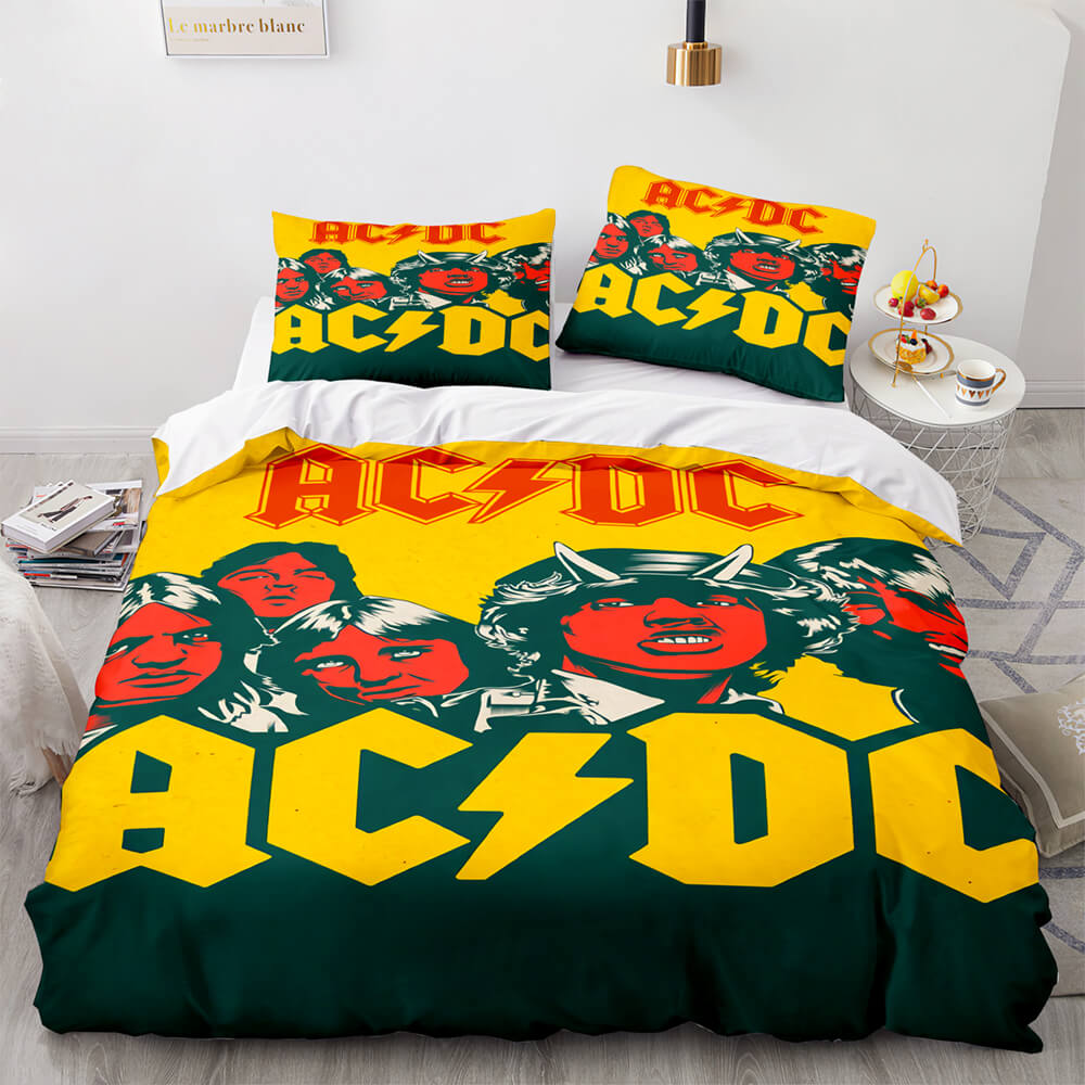 AC DC Cosplay 3 Piece Bedding Set Quilt Covers Without Filler – EBuycos