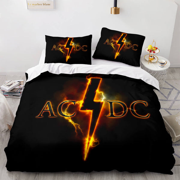 AC DC Cosplay 3 Piece Bedding Set Quilt Covers Without Filler – EBuycos