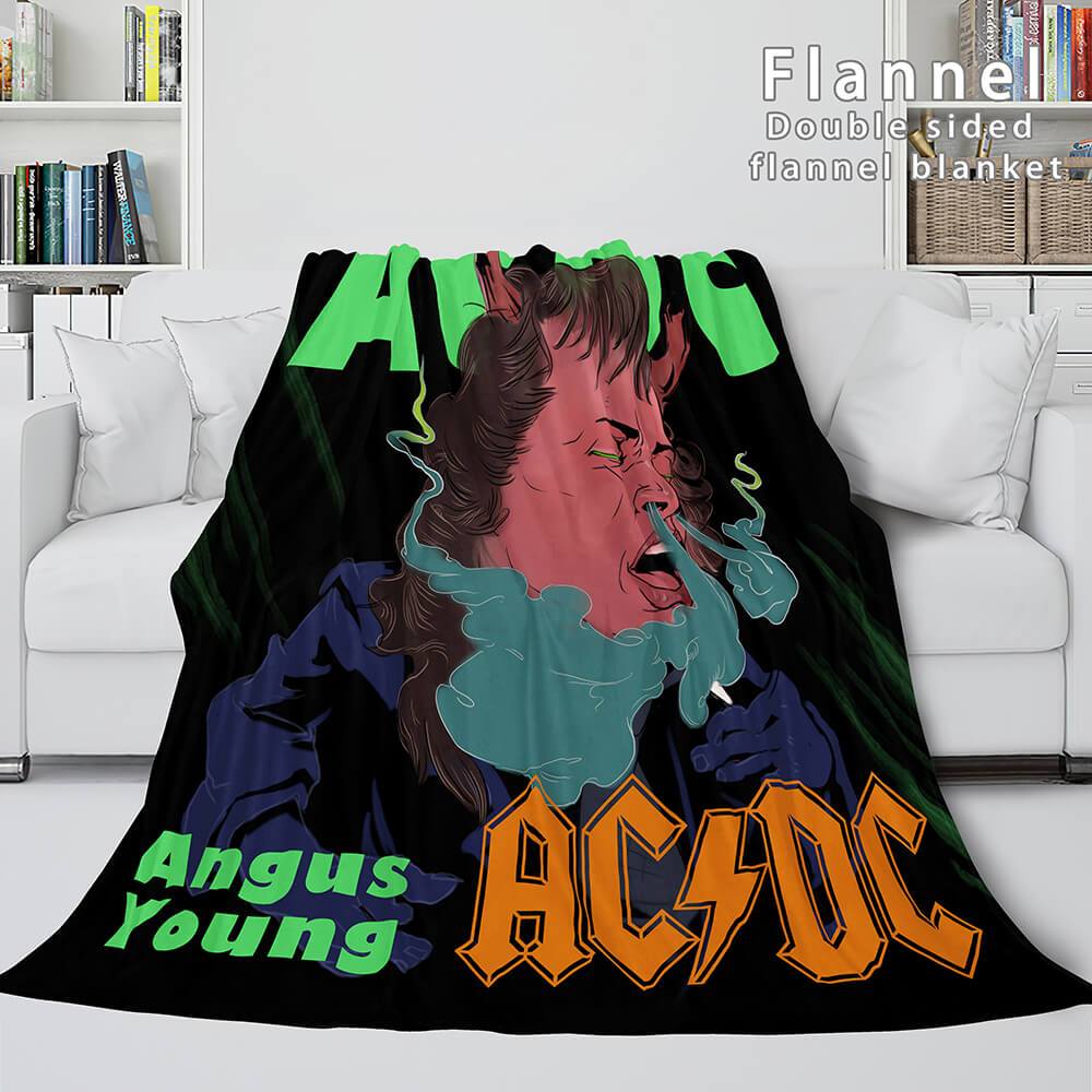 ACDC Orchestra Flannel Fleece Blanket - EBuycos