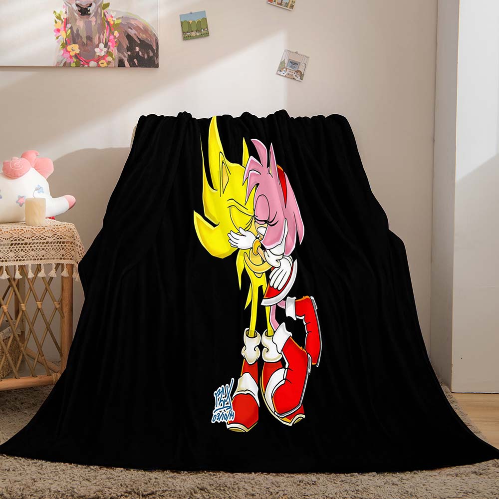 Adventures of Sonic the Hedgehog Blanket Flannel Throw