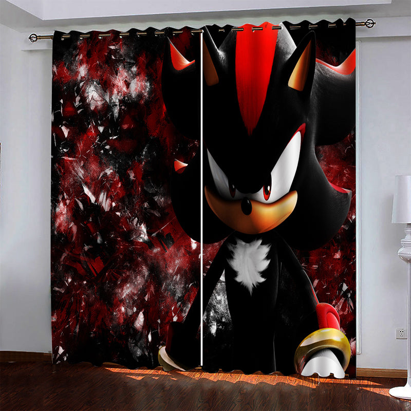 Adventures of Sonic the Hedgehog Curtains Blackout Window Drapes