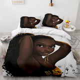 African Girls Cosplay Bedding Sets Duvet Covers Comforter Bed Sheets - EBuycos