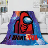 Among Us Flannel Fleece Blanket - EBuycos