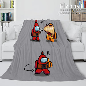 Among Us Soft Flannel Blanket Fleece Throw Blanket Bedding Sets - EBuycos
