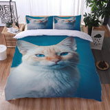 Animal Cute Cat Bedding Set Duvet Cover