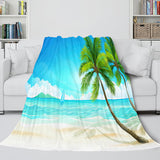 Animal Flower Soft Flannel Fleece Throw Cosplay Blanket Comforter Set - EBuycos