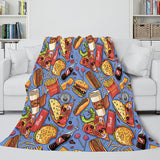 Animal Flower Soft Flannel Fleece Throw Cosplay Blanket Comforter Set - EBuycos