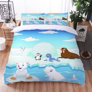 Animal World Bedding Set Quilt Cover Without Filler