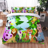 Animal World Bedding Set Quilt Cover Without Filler