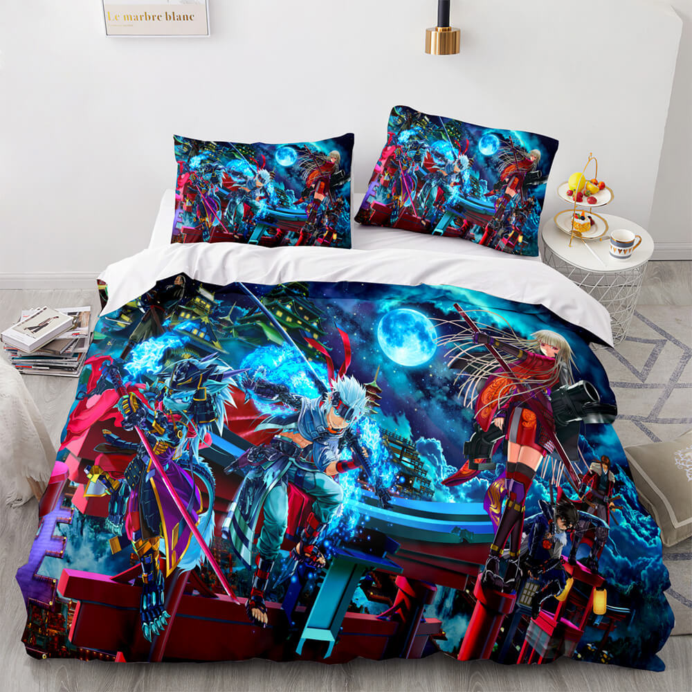 Anime Cute Girls Cosplay Comforter Bedding Sets Duvet Cover Bed Sheets - EBuycos