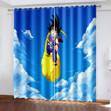 Anime Dragon Ball Curtains Pattern Blackout Window Drapes