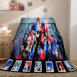 Anime Fairy Tail Flannel Caroset Throw Cosplay Blanket Comforter Set - EBuycos