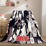 Anime Fairy Tail Flannel Caroset Throw Cosplay Blanket Comforter Set - EBuycos