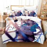 Anime Kizuna AI Cosplay Bedding Set Duvet Covers Comforter Bed Sheets - EBuycos