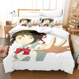 Anime Kizuna AI Cosplay Bedding Set Duvet Covers Comforter Bed Sheets - EBuycos