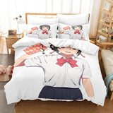 Anime Kizuna AI Cosplay Bedding Set Duvet Covers Comforter Bed Sheets - EBuycos