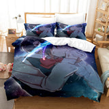 Anime Kizuna AI Cosplay Bedding Set Duvet Covers Comforter Bed Sheets - EBuycos