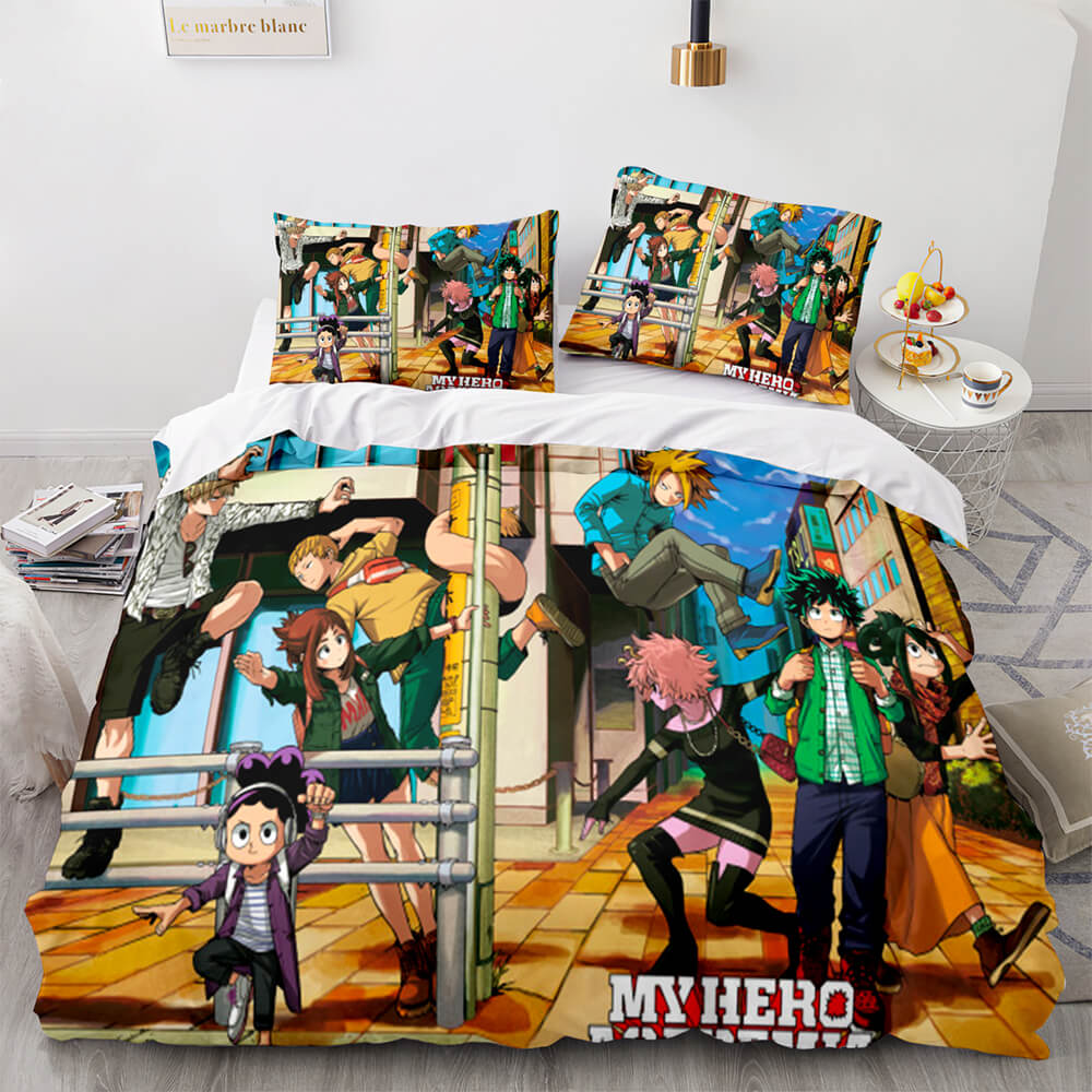 Anime My Hero Academia Bedding Set Cosplay Quilt Cover Without Filler