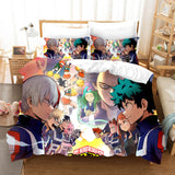 Anime My Hero Academia Bedding Set Duvet Covers Comforter Bed Sheets - EBuycos