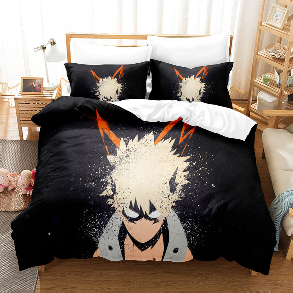 Anime Naruto Cosplay Bedding Set Quilt Duvet Cover Bed Sheets Sets - EBuycos
