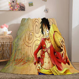 Anime ONE PIECE Cosplay Flannel Blanket Fleece Throw Blanket Sets - EBuycos