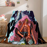 Anime ONE PIECE Cosplay Flannel Blanket Fleece Throw Blanket Sets - EBuycos