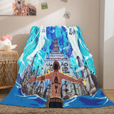 Anime ONE PIECE Cosplay Soft Flannel Fleece Throw Blanket Bedding Sets - EBuycos