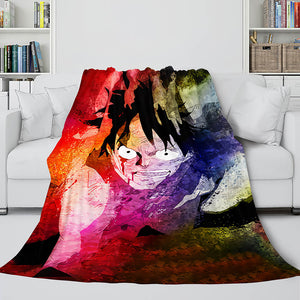 Anime ONE PIECE Throw Flannel Fleece Blanket Soft Cozy Bedding Sets - EBuycos