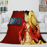 Anime ONE PIECE Throw Flannel Fleece Blanket Soft Cozy Bedding Sets - EBuycos