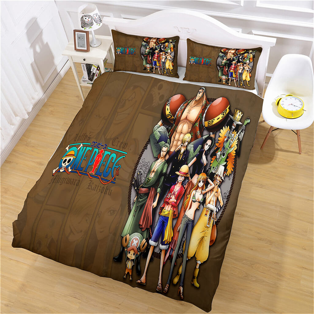 Anime One Piece Bedding Set Cosplay Quilt Cover Without Filler