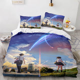 Anime Your Name 3-Piece Bedding Sets Duvet Covers Comforter Bed Sheets - EBuycos