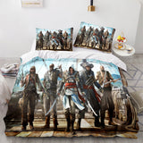 Assassin's Creed Bedding Set Quilt Duvet Covers Comforter Bed Sheets - EBuycos