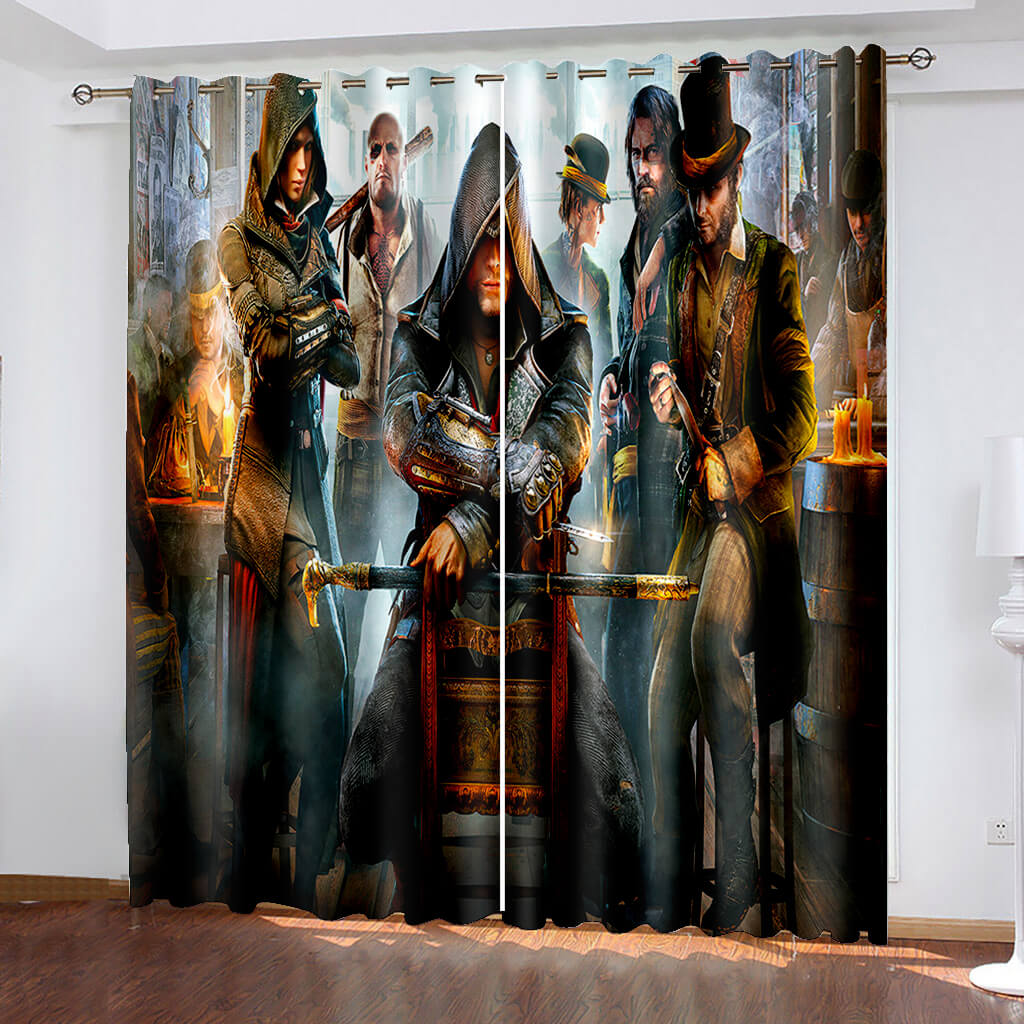 Assassin's Creed Curtains Blackout Window Drapes