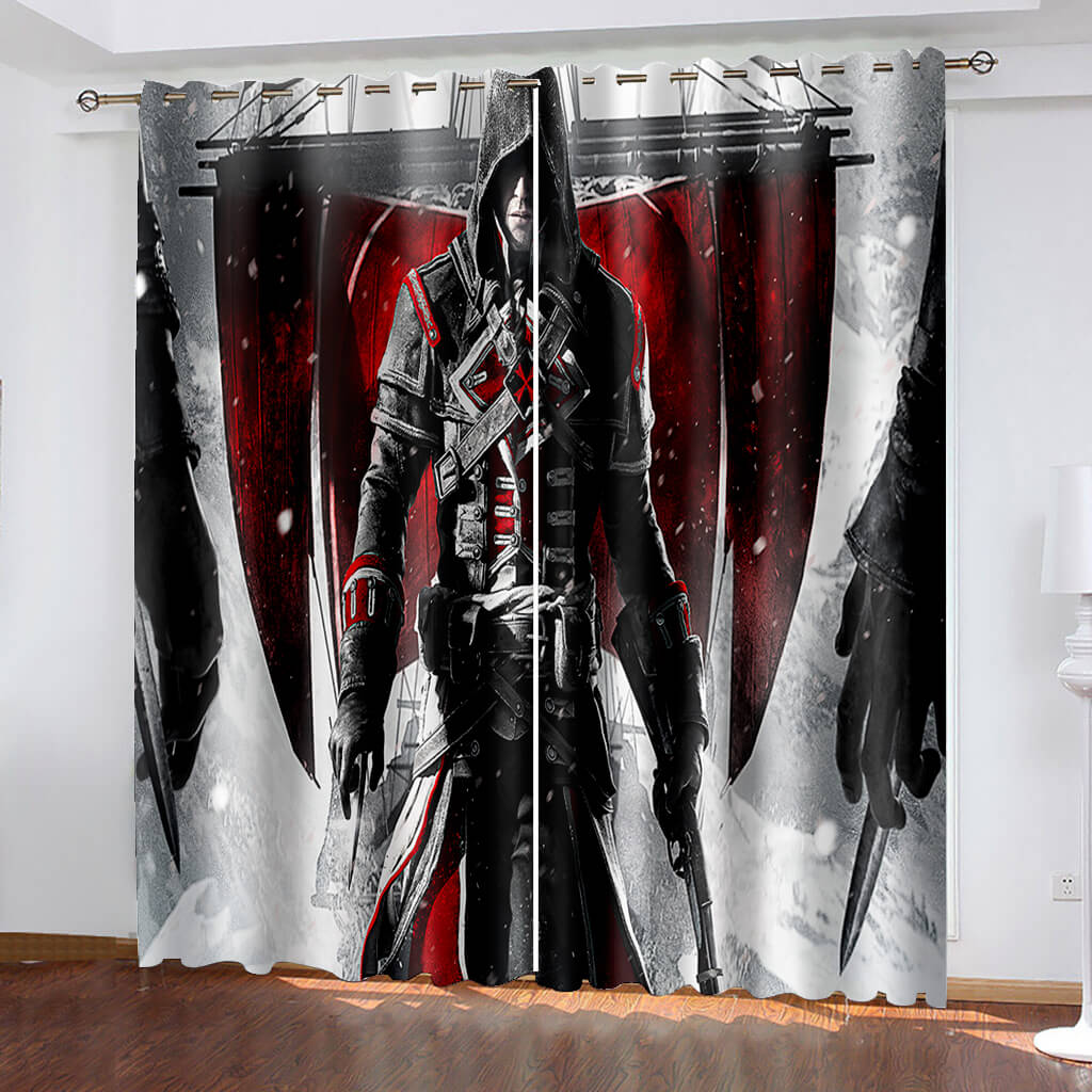 Assassin's Creed Curtains Blackout Window Drapes