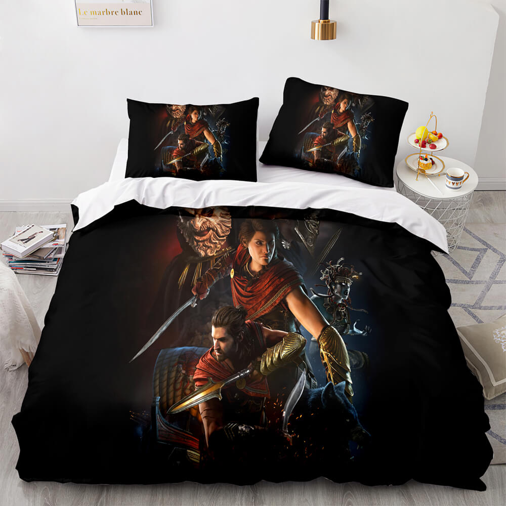 Assassin s Creed Odyssey Cosplay Bedding Set Quilt Covers EBuycos