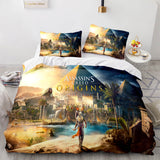 Assassin's Creed Odyssey Cosplay Bedding Set Duvet Covers Bed Sheets - EBuycos