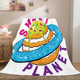 Astronaut Blanket Soft Flannel Blanket Comforter Bedding Sets - EBuycos