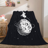 Astronaut Blanket Soft Flannel Blanket Comforter Bedding Sets - EBuycos
