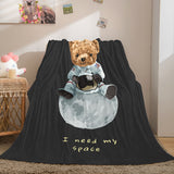 Astronaut Blanket Soft Flannel Blanket Comforter Bedding Sets - EBuycos