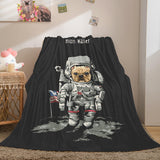 Astronaut Blanket Soft Flannel Blanket Comforter Bedding Sets - EBuycos
