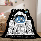 Astronaut Blanket Soft Flannel Blanket Comforter Bedding Sets - EBuycos