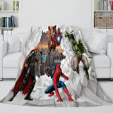 Avengers 4 Flannel Blanket Fleece Throw Cosplay Blanket Wrap Nap Quilt