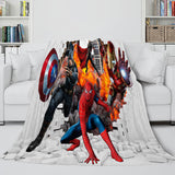 Avengers 4 Flannel Blanket Fleece Throw Cosplay Blanket Wrap Nap Quilt - EBuycos