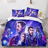 Avengers Cosplay Bedding Set Duvet Cover Comforter Bed Sheets - EBuycos