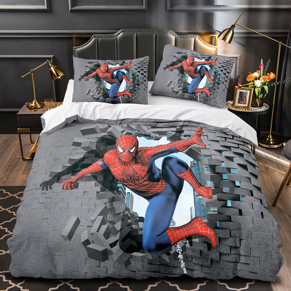 Avengers Cosplay Bedding Set Quilt Duvet Covers Bed Sheets Sets - EBuycos