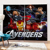 Avengers Curtains Cosplay Blackout Window Drapes for Room Decorations