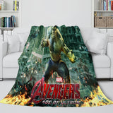 Avengers Flannel Fleece Throw Cosplay Blanket Shawl Wrap Nap Quilt - EBuycos