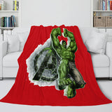 Avengers Flannel Fleece Throw Cosplay Blanket Shawl Wrap Nap Quilt - EBuycos