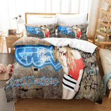 Avril Lavigne Cosplay Bedding Sets Duvet Covers Comforter Bed Sheets - EBuycos