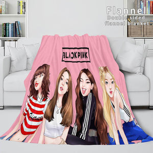 BLACKPINK Flannel Fleece Blanket - EBuycos